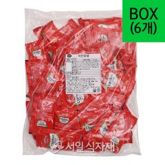 [백호델링] 치킨양념 일회용 25gX50ea BOX 6개, 25g