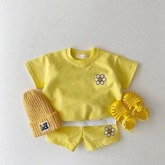 베렝구어 리본돌 여름 새 면화 아기 옷 세트 과 귀여운 스마일 프린트 탑스 + 168
