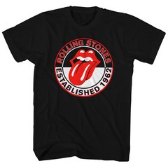 ROCKPANDA The Rolling Stones 반팔티 Established 1962