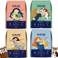 유한양행 소프트사료 윌로펫 1.2kg 3kg 퍼피 어덜트 시니어 면역 +샘플증정+1.2lg 구매시 터키츄링 증정 3kg구매시 강아지라면, 시니어3kg