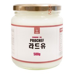 라드유 프로쉐프/ 돈지/ 중화유/ 100%돈지/ 500g, 1개, 500ml