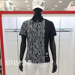 파사디 파사디 골프 남성 여름 프린트 배색 반팔 티셔츠 Q22MTT075M-1