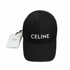 셀린느 명품셀린느 블랙 로고 볼캡 모자 731437 961 9197 41