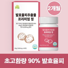 뉴트리나우 발효율피 추출물 90% 함량 프리미엄정 1000mg x 60정, 1개