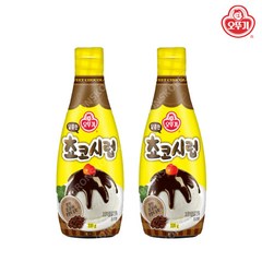 오뚜기 달콤한 쵸코시럽 220g X 2개 초코시럽 아이스크림