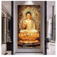 불교 부처님 전체보석십자수 집에서취미 HPYL91808, 55x90cm