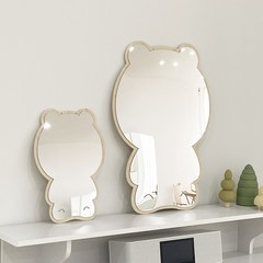 베베코지 붙이는 아기 유아 아크릴거울 안전거울 욕실 벽, 03.기본 곰돌이 대형