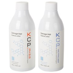 KCP pH5.5 애시드 클리닉펌 1 2제 400ml 산성펌 파마약, 1set