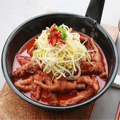 신당동 닭발 1인분 무뼈 뼈없는 밀키트 택배, 500g, 1개, 국물 뼈닭발 순한맛