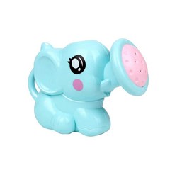 만화 귀여운 코끼리 샤워 헤드 비치 욕실 대화 형 물 분수 소년 소녀 휴일 선물, 14.5cmx5.5cmx9cm, ABS, 파란색