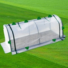 투명 화이트 바닥여유 미니 비닐하우스 소형 조립식 온실 텃밭 베란다 옥상 설치 130 200, 2.화이트130×60×50, 1개