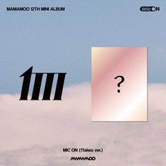 마마무 앨범 12집 화사 휘인 문별 솔라 MAMAMOO MIC ON 마이크온 버전선택, Main버전, 포스터없음