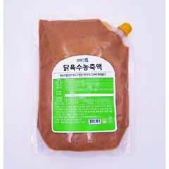 [간편한식] 국내산 닭육수 농축액 60인분, 1kg, 1개