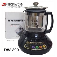 대웅약탕기 대용량 3리터 DW-890 홍삼제조기 차탕기 온도조절기능 "개별메뉴얼증정"