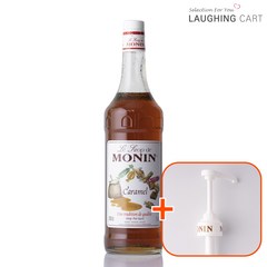 [러핑카트] 모닌 카라멜 시럽 1000ml+모닌 시럽펌프(과일분말증정)