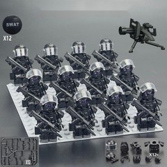 2+1 특수 부대 경찰피규어 레고 세트 시리즈 장식품 LEGO 밀리터리, D
