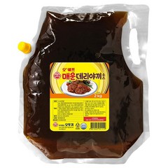 오뚜기 오쉐프 매운데리야끼소스 2kg, 5봉