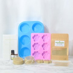 [캔들이케아] 천연 강아지 목욕 비누 만들기 DIY 세트