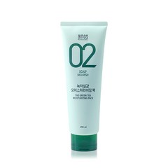 아모스 녹차실감 인텐시브 모이스처 팩, 250ml, 1개