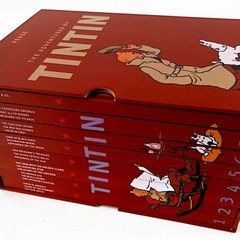 Tintin Collection 틴틴의 모험 8권세트 하드커버, 단일사이즈