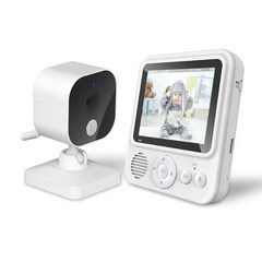 Tak ABM900 베이비 모니터 울음감지 음성대화 아기방 온도체크 8가지 자장가 수유시간알림 나이트비전