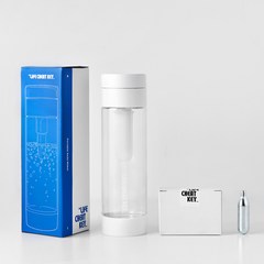 라이프치트키 휴대용 탄산 보틀 탄산수 제조기 소다 메이커 캡슐, 탄산메이커1개(29%할인)