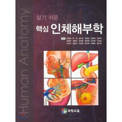 알기쉬운 핵심 인체해부학, 의학교육, 허영범,박찬 등저