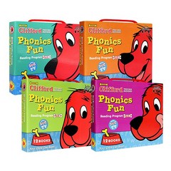 영어원서 클리포드 파닉스 Clifford Phonics Fun Pack With StoryPlus 4종 세트, 없음