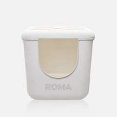 [본사직영ROMA]로마 굿똥-II 고양이화장실 후드형 초대형 특대형, 아이보리
