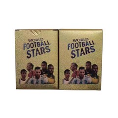 축구카드 55 개상자 여러 색상 ballsuperstar 스타 제한 서명 컬렉션 트레이딩 어린이 팬 선물, 55pcs 상자