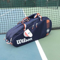 윌슨 롤랑가로스 테니스 라켓 가방 백팩 슬링백, C.롤랑가로스Blue6Pack(신발칸포함), 6개