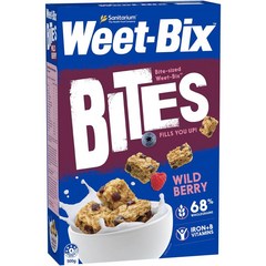 새니테리엄 위트 빅스 바이츠 와일드 베리 브랙퍼스트 시리얼 Sanitarium Weet bix Bites Wild Berry Breakfast Cereal 500g, 1개