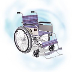 미키코리아 알루미늄 병원 경량 수동 휠체어 기본형 활동형 환자용 실버용품 MSA-2