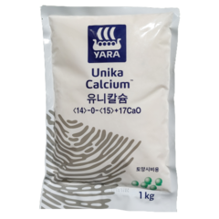 [한국농자재유통] 유니칼슘 1kg 텃밭용 소포장 야라 고효율 복합비료 수확량증대 상품성향상, 1개, 1000g