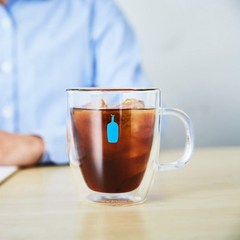 블루보틀 글라스 머그컵 이중 유리컵 (쇼핑백증정품), 옵션1(블루보틀 오리지날), 1개