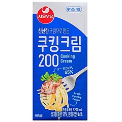 서울우유 쿠킹크림 200mL, 2개