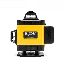 HILDA 16라인 4D 레이저 레벨기 레이저 수평기 노락색기기, 16라인 레이저 레벨기, 1개