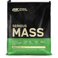 Optimum 옵티멈 시리어스 매스 Serious Mass 12lb Vanilla, 5.44kg, 1개