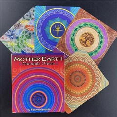 (인기상품) 어머니 지구 만다라 오라클 카드 전체 영어 보드 게임 상상력 점술 데스크 타로, [16] TS141