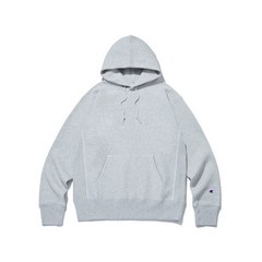 (국내매장판/AS가능) 챔피온 (블루택) 11.5oz 기모 후드스웨트셔츠 (GREY) CKTS2FN61G2