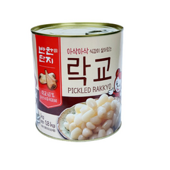 반찬단지 락교 (SSS) 3kg 업소용 캔락교, 6개