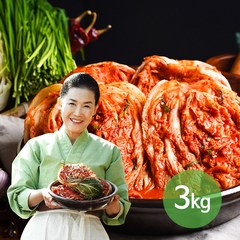 [산사연] 유정임명인 프리미엄 연 포기김치, 3kg, 1개