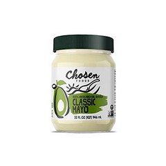 초슨푸즈 클래식 마요네즈 아보카도 오일 32oz Chosen Foods Classic Mayonnaise Avocado Oil, 1개, 946ml