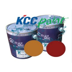 KCC 숲으로 친환경 에이스 외부용 4L (철황색 적갈색) KS2급 수성도료 몰탈 마감용, 외부용적갈색, 1개