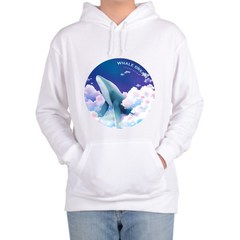 후드티 남여공용 우주 고래 감성 고래 whale 밤하늘 디자인선택