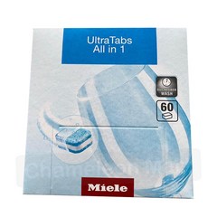 Miele Dishwasher Ultra Tabs All in 1 독일 밀레 식기세척기 세제 울트라 탭 올인원 60개입, 1세트, 1.275kg