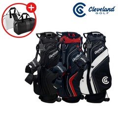(우산증정)클리브랜드 CGC-18073 가벼운 경량 골프 스탠드백 / 던롭정품 GF, 블랙/차콜/화이트