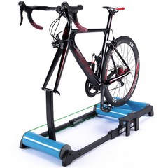 실내 훈련용 사이클 앞바퀴 고정식 자전거 트레이너 평로라 평롤러, GT01 블루26ㅡ29인치 자전거에 적합, 24-29인치 자전거에 적합