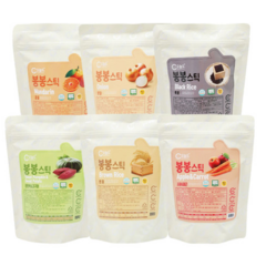 오늘도 유기농 유아 쌀과자 대용량 봉봉스틱, 봉봉스틱 현미, 25g, 5개