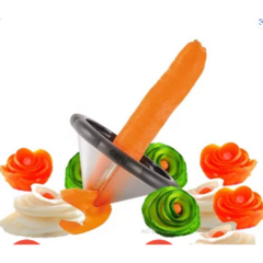야채 당근 과일 칼 장식 꽃모양 부엌 칼 DIY도시락, A타입 + B타입